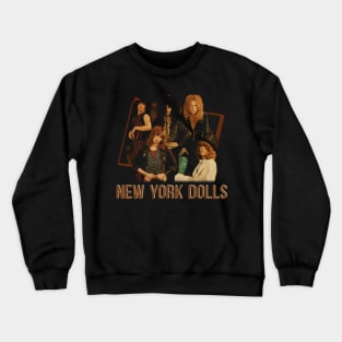 Punk Royalty New York Dolls' Reign In Images Crewneck Sweatshirt